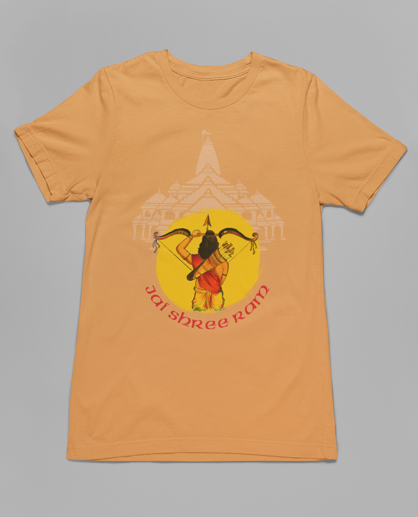 RAM MANDIR, AYODHYA Half Sleeve Tshirt for Men