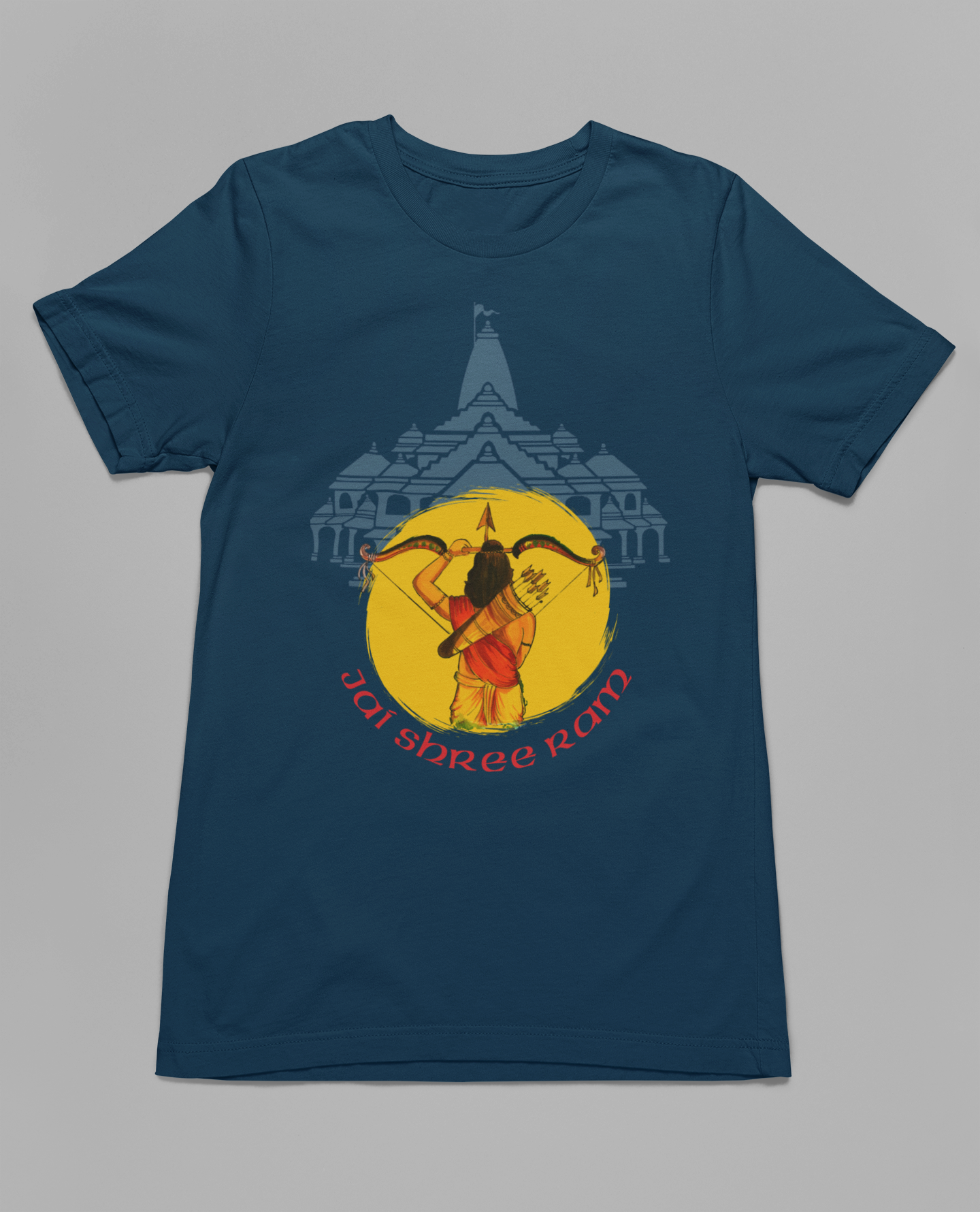 RAM MANDIR, AYODHYA Half Sleeve Tshirt for Men