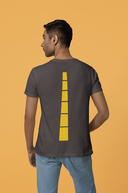 SPEED LIMIT INFINITE Half Sleeve Dual Side Printed Tshirt for Men