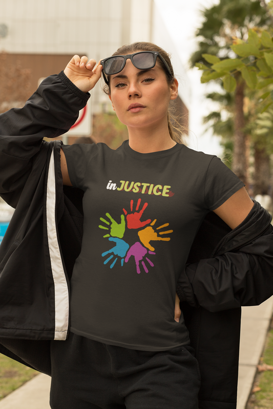 inJUSTICE Half Sleeve T-Shirt for Women