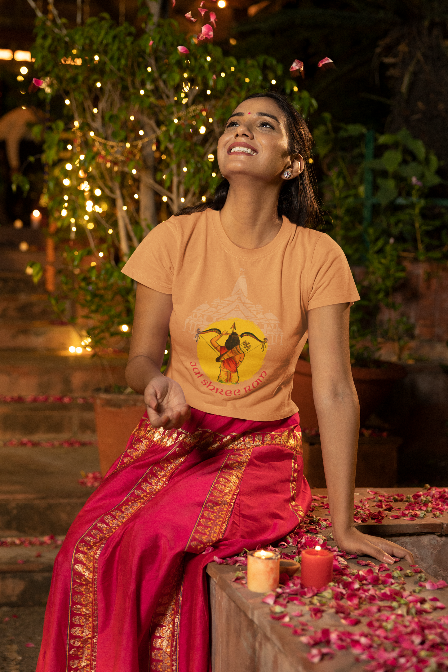 JAI SHREE RAM Half Sleeve T-Shirt for Women