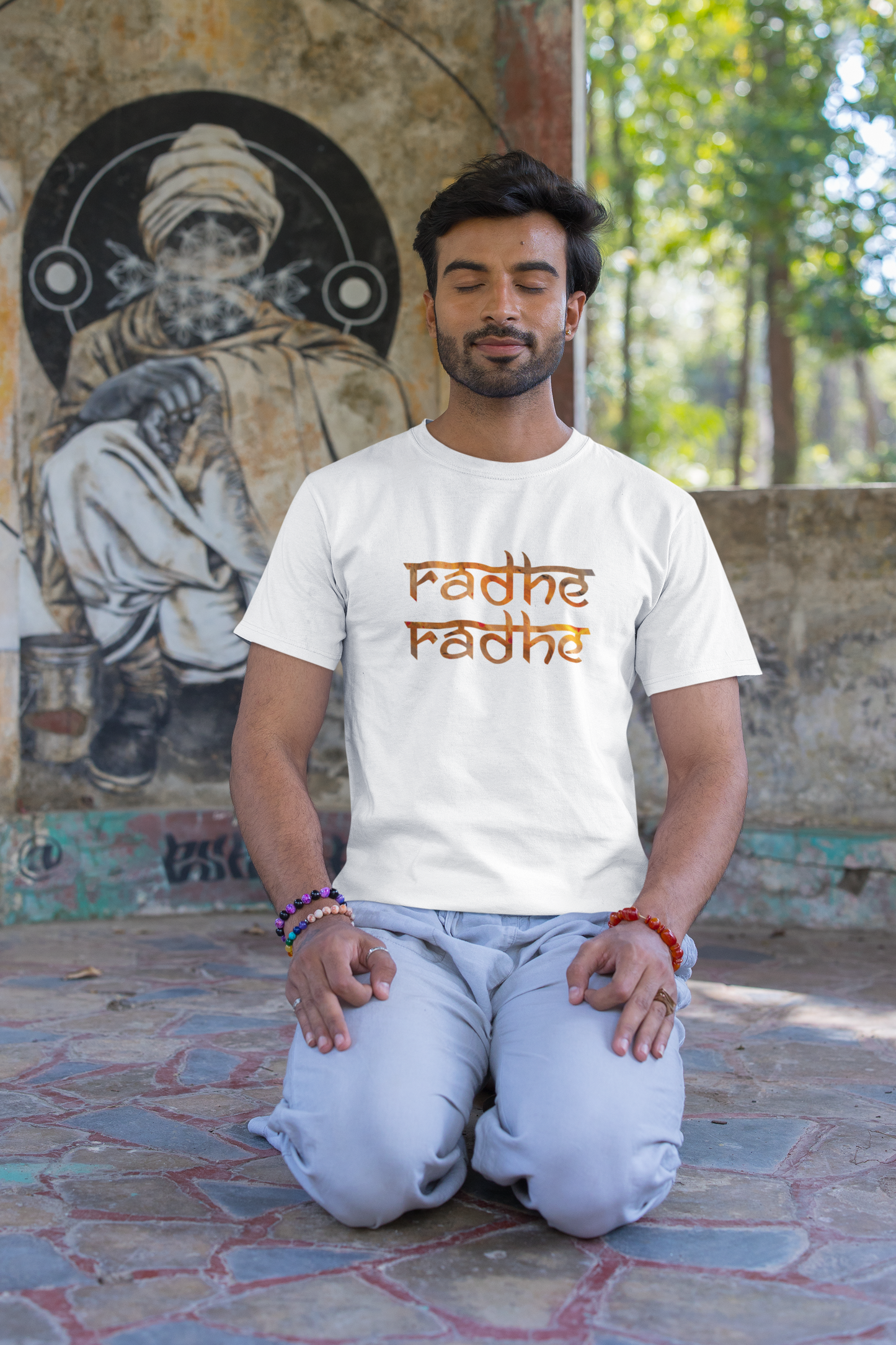 radhe radhe Half Sleeve Tshirt for Men