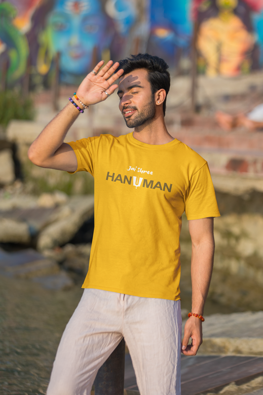 Jai Shree HANUMAN Half Sleeve T-Shirt for Men