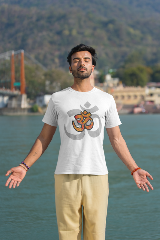 OM Half Sleeve Tshirt for Men