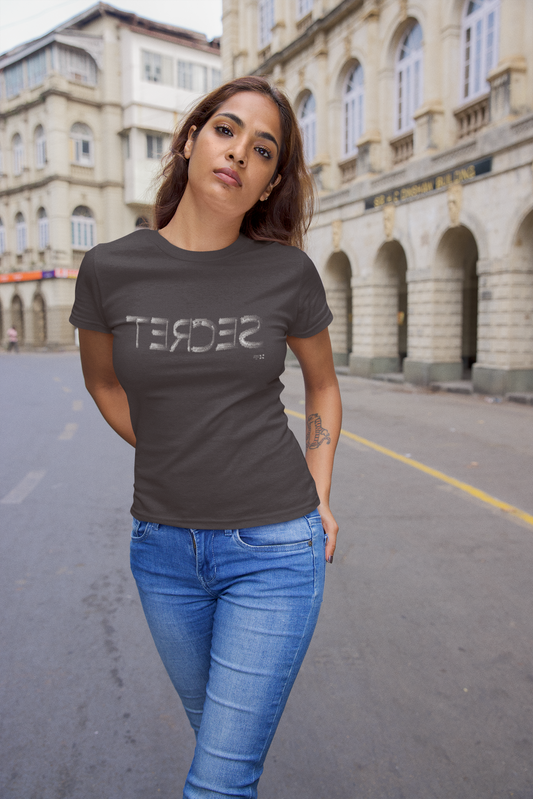 SECRET Half Sleeve Tshirt for Women