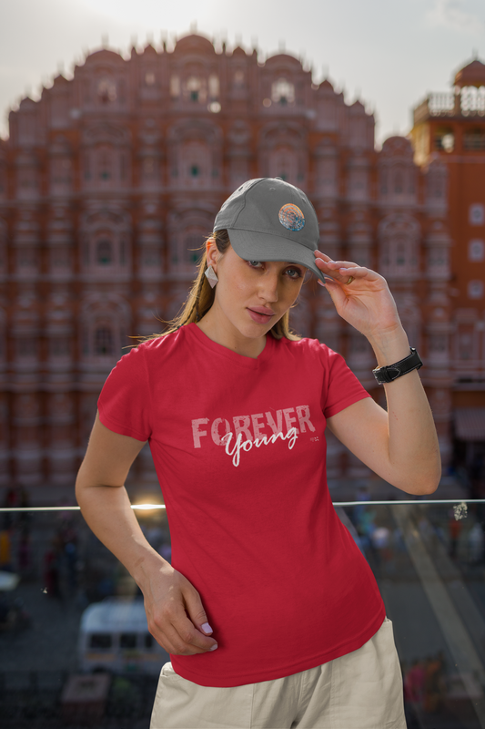 FOREVER Young Half Sleeve Tshirt for Women