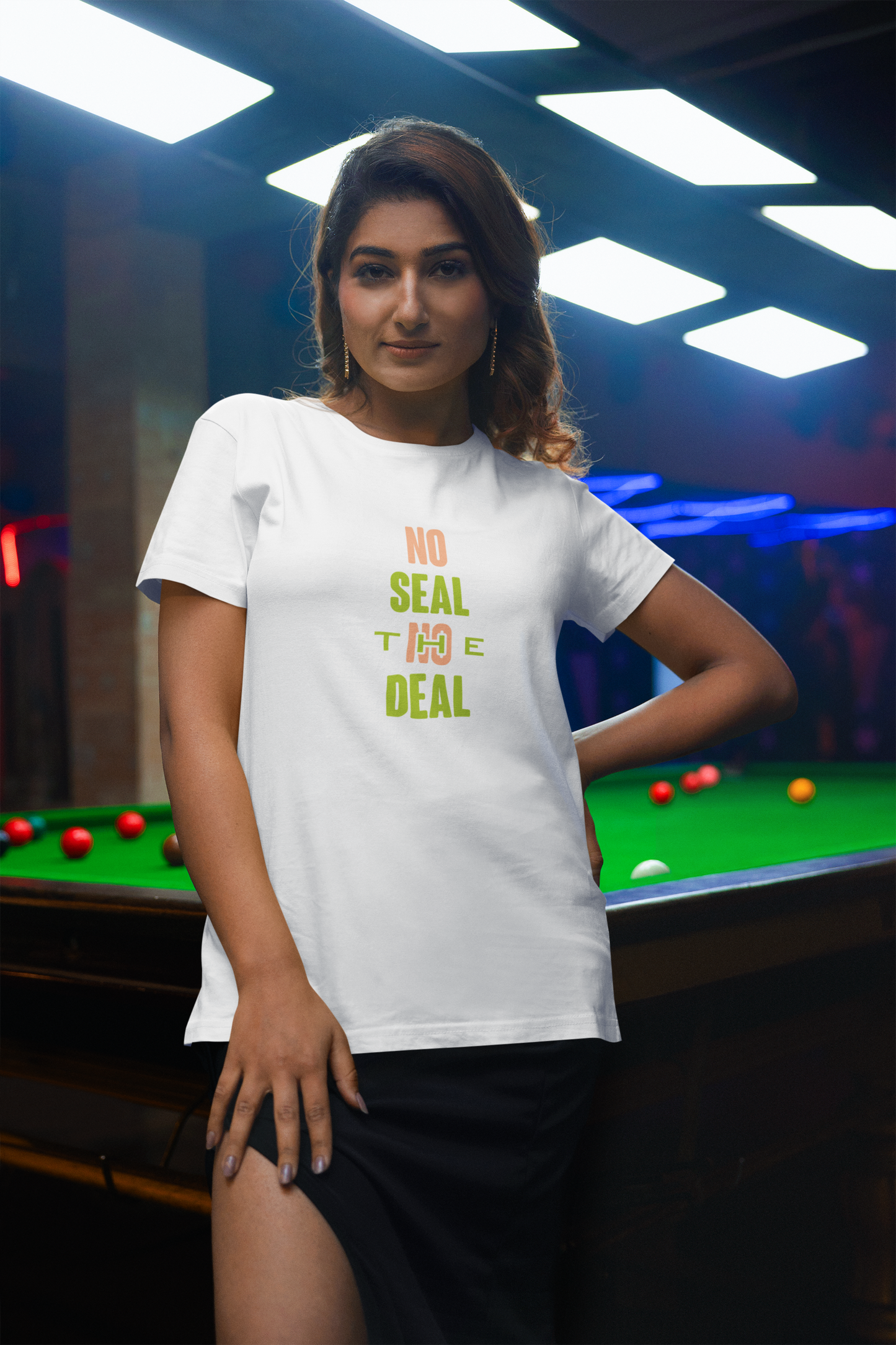 SEAL THE DEAL Half Sleeve T-Shirt for Women