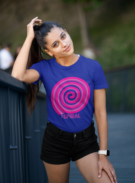 THE SPIRAL Half Sleeve T-Shirt for Women