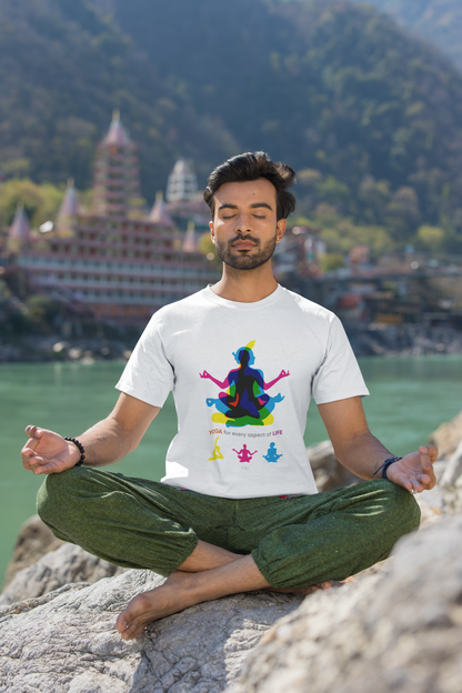 YOGA Half Sleeve Tshirt for Men