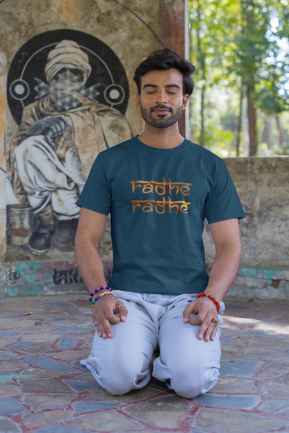 radhe radhe Half Sleeve Tshirt for Men