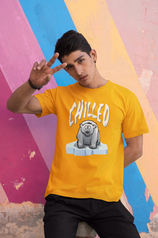 CHILLED "BEAR" Half Sleeve T-Shirt for Men