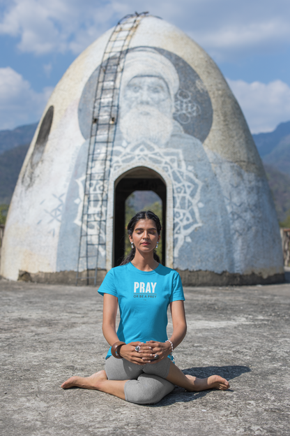 PRAY or be a Prey Half Sleeve Tshirt for Women