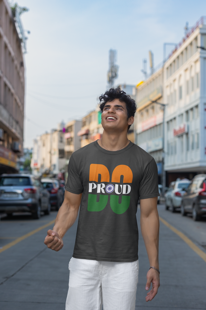 DO PROUD Half Sleeve T-Shirt for Men