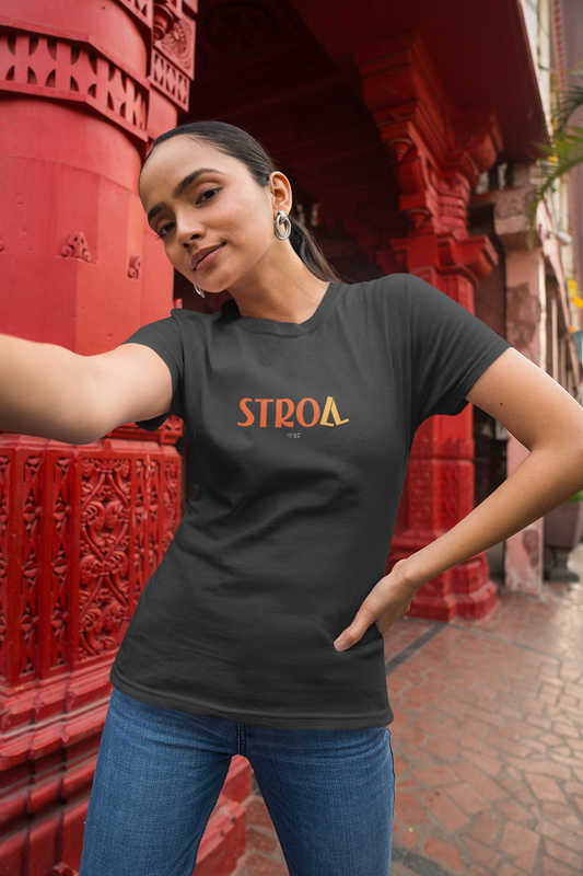 STROLL Half Sleeve Tshirt for Women