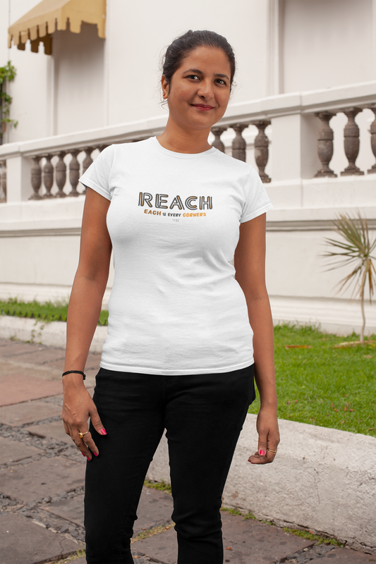 REACH Half Sleeve Tshirt for Women