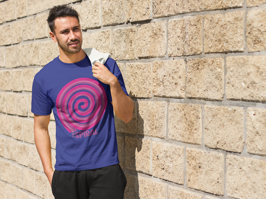 THE SPIRAL Half Sleeve T-Shirt for Men