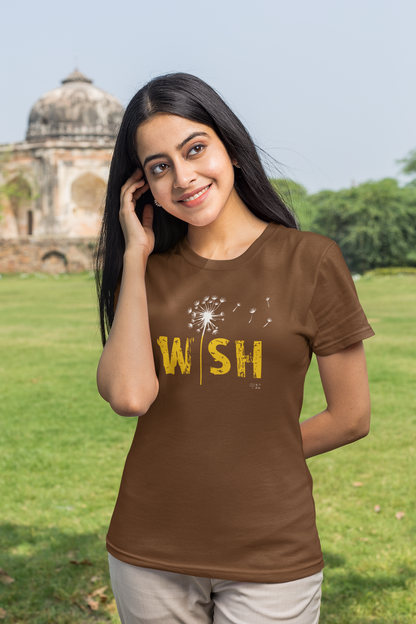 WISH Half Sleeve Tshirt for Women