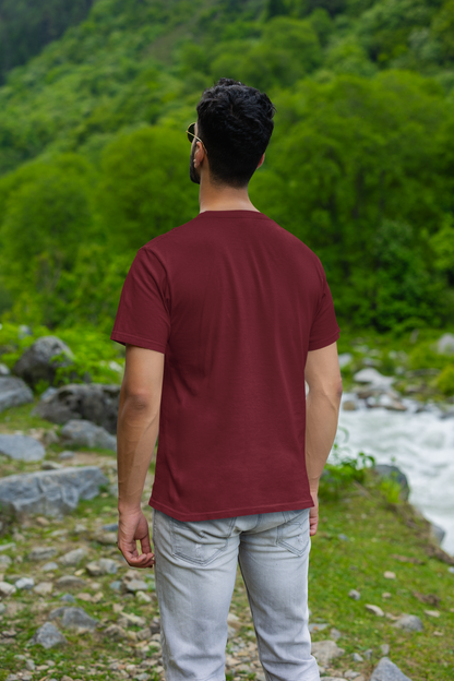 WANDER LUST Half Sleeve Tshirt for Men