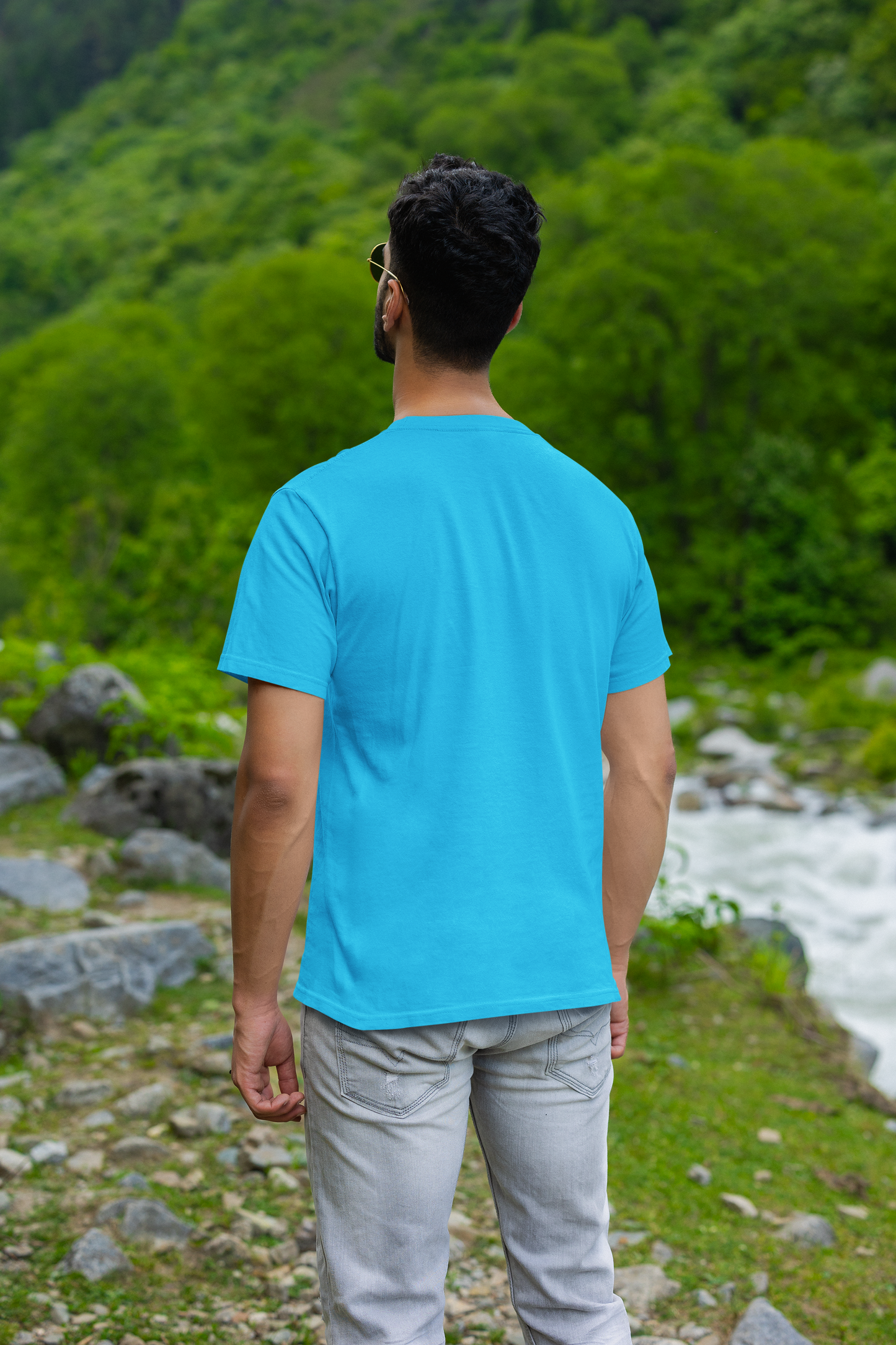 LETS PRESERVE THIS HEAVENLY SERENITY Half Sleeve T-Shirt for Men