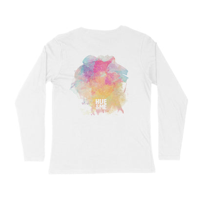 HUE & ME Dual Side Printed Unisex Full Sleeve Tshirt for Men & Women