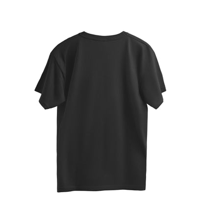 11 SHADES OF GREY Unisex Half Sleeve Oversized Black Tshirt for Both Men & Women