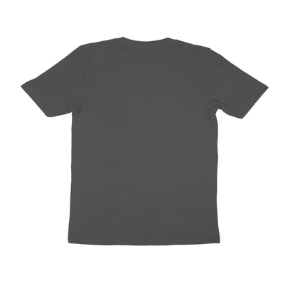 Charcoal Grey Solid Colour Half Sleeve T-Shirt for Men