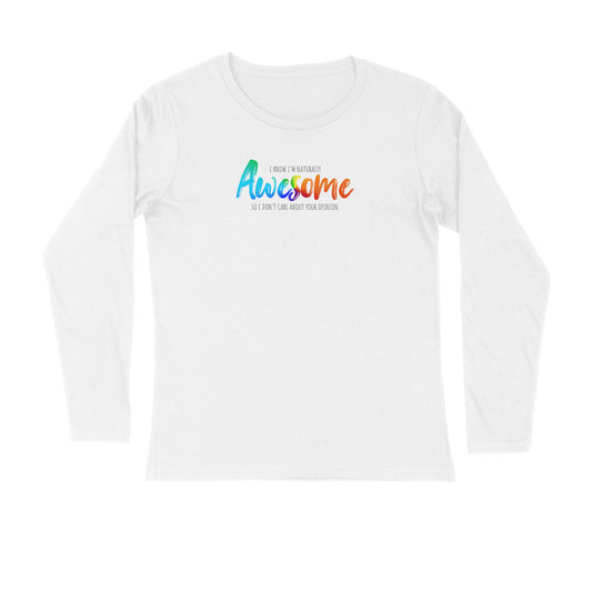 Awesome Unisex Full Sleeve T-Shirt for both Men & Women