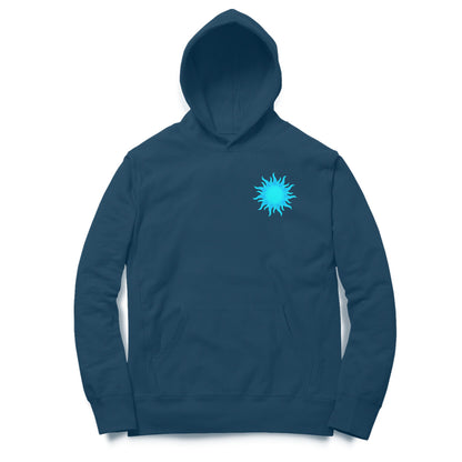 Blue Sun Dual Side Printed Hoodie