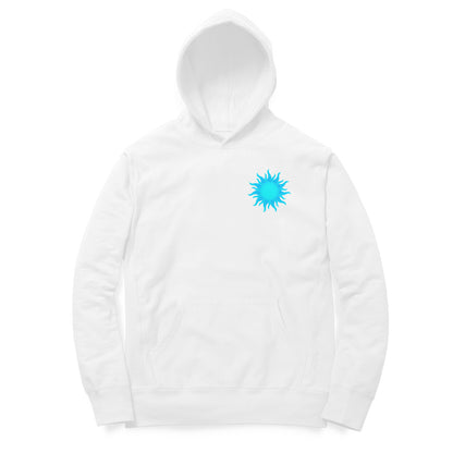 Blue Sun Dual Side Printed Hoodie