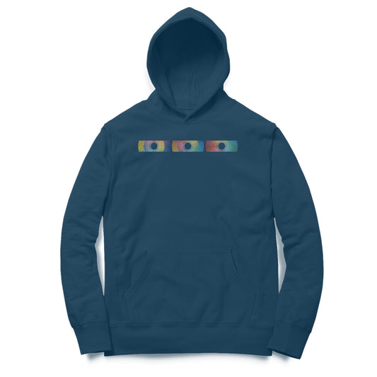 RGB Circles Dual Side Printed Hoodie