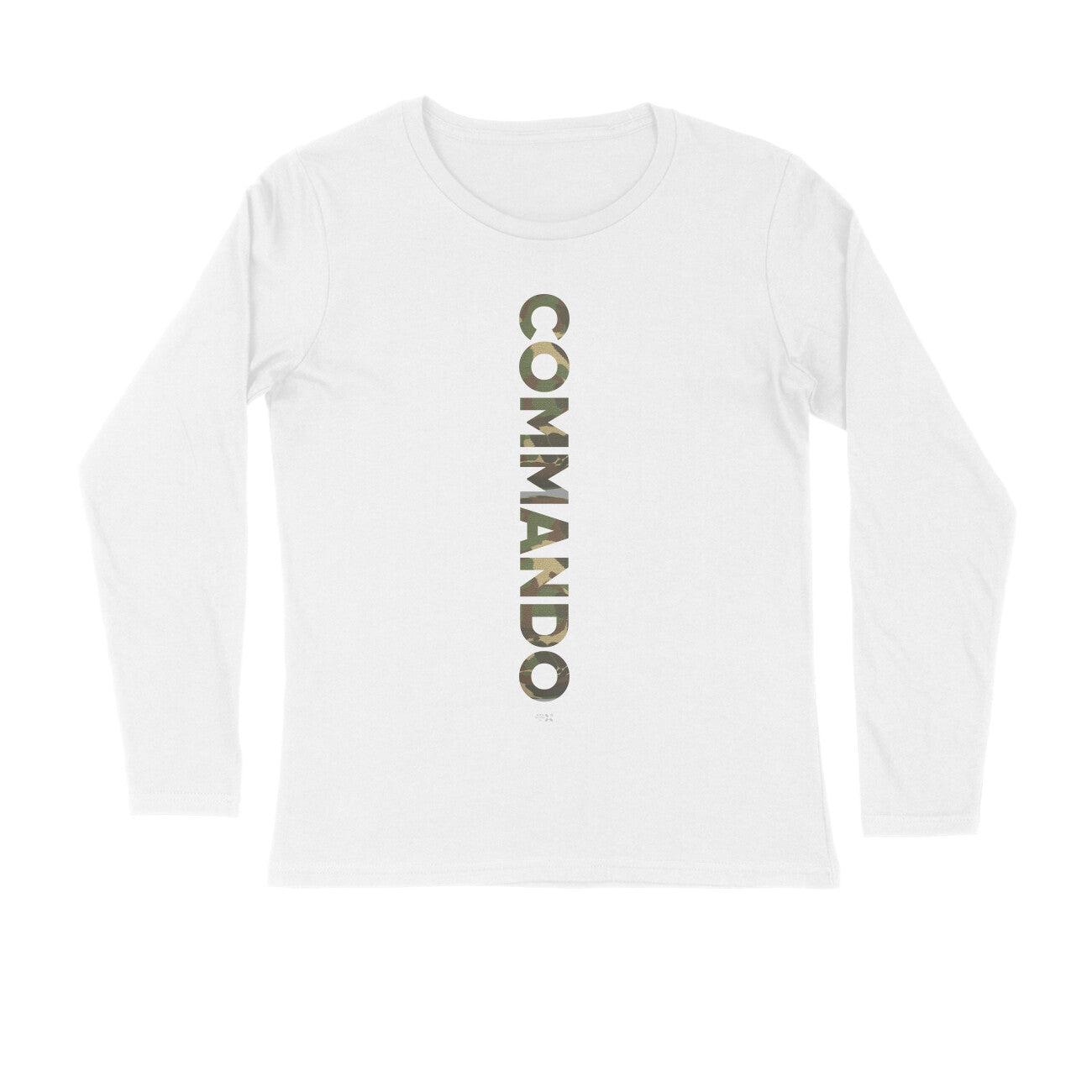 COMMANDO Unisex Full Sleeve T-Shirt for both Men & Women