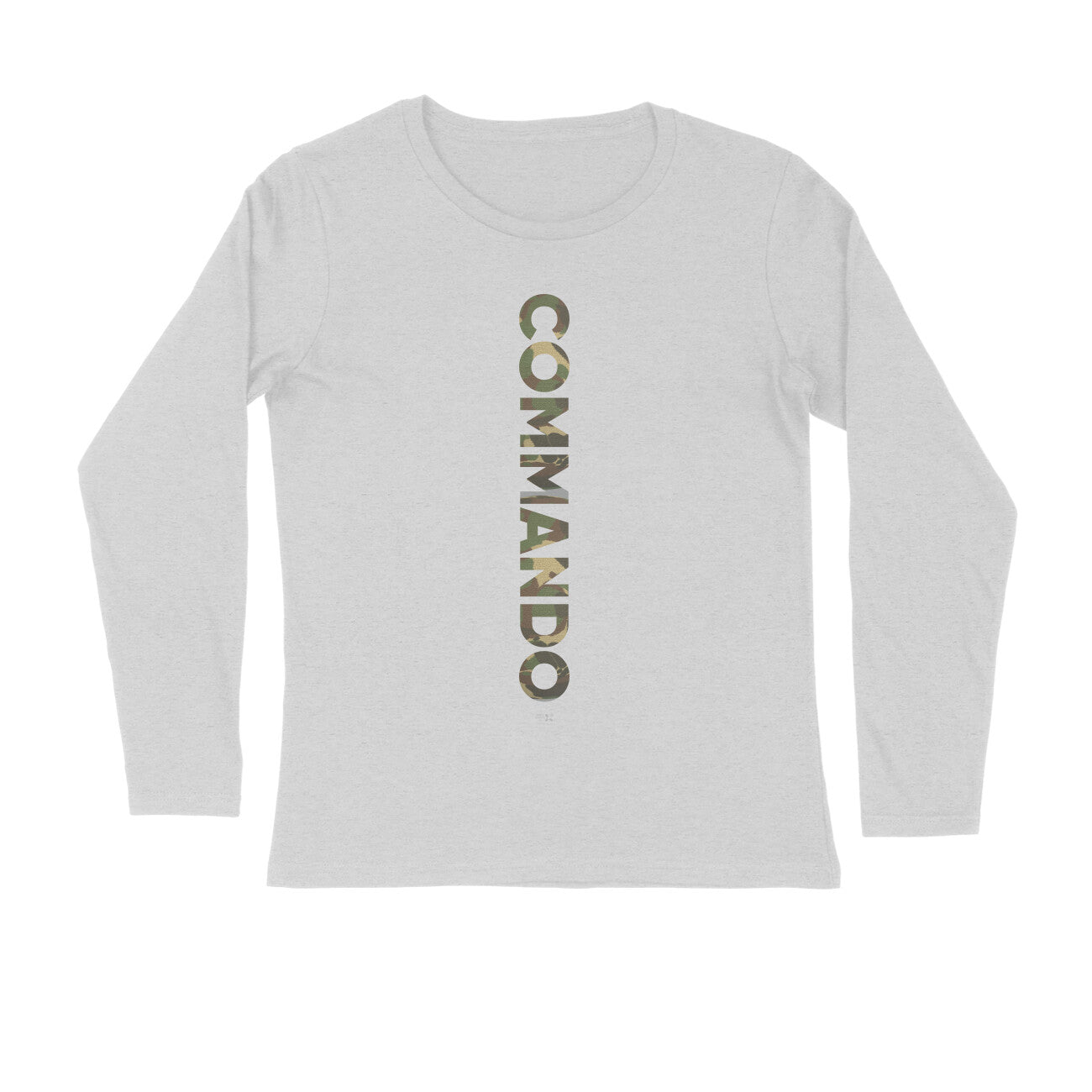 COMMANDO Unisex Full Sleeve T-Shirt for both Men & Women