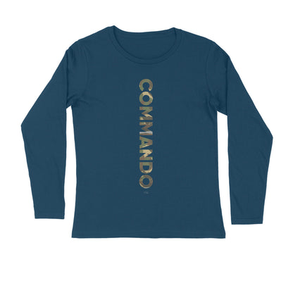 COMMANDO Unisex Full Sleeve T-Shirt for both Men & Women