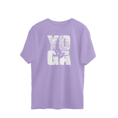 YOGA Unisex Oversized Half Sleeve Tshirt for Men & Women