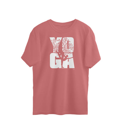 YOGA Unisex Oversized Half Sleeve Tshirt for Men & Women